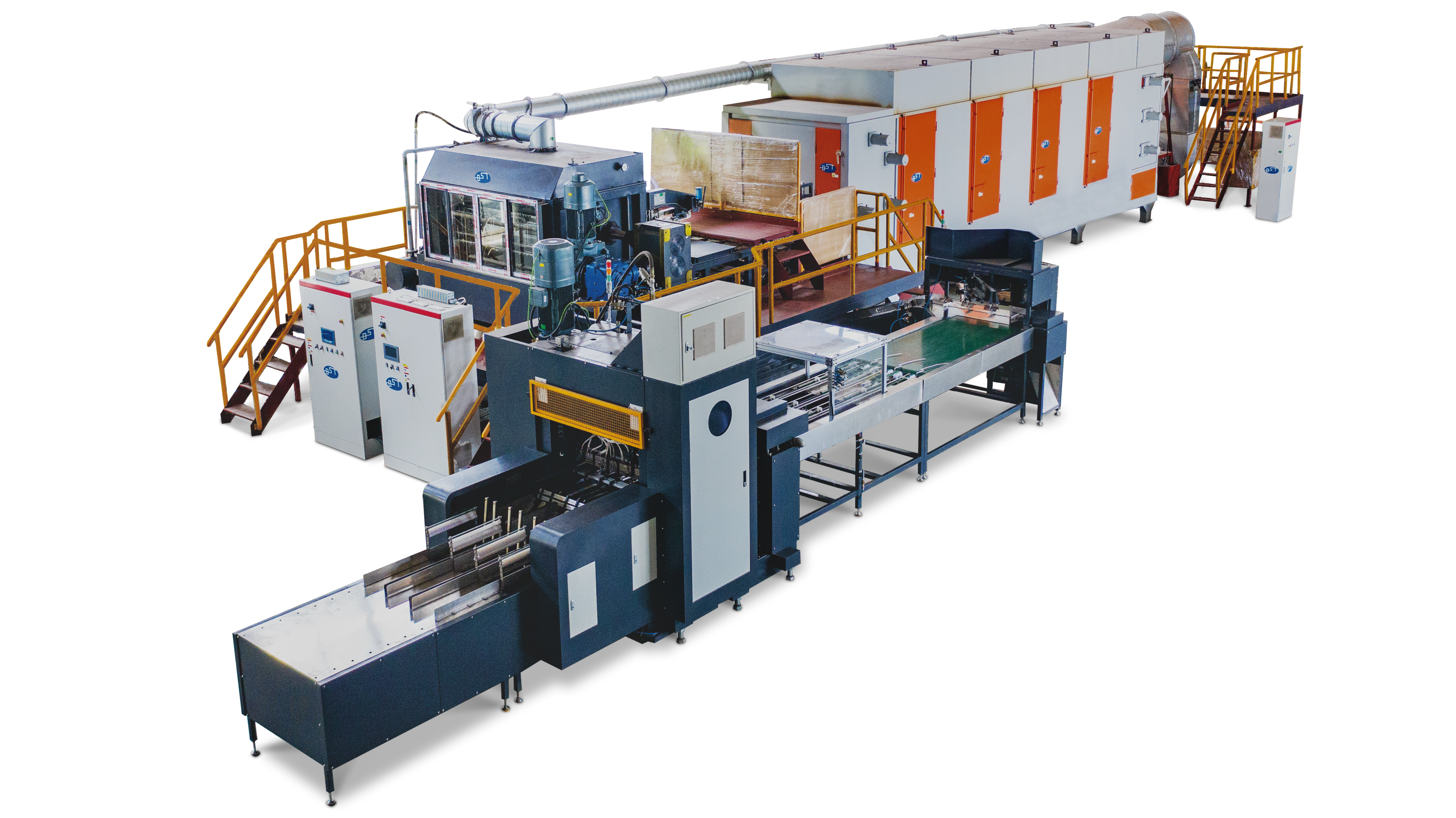 EC egg box machine line